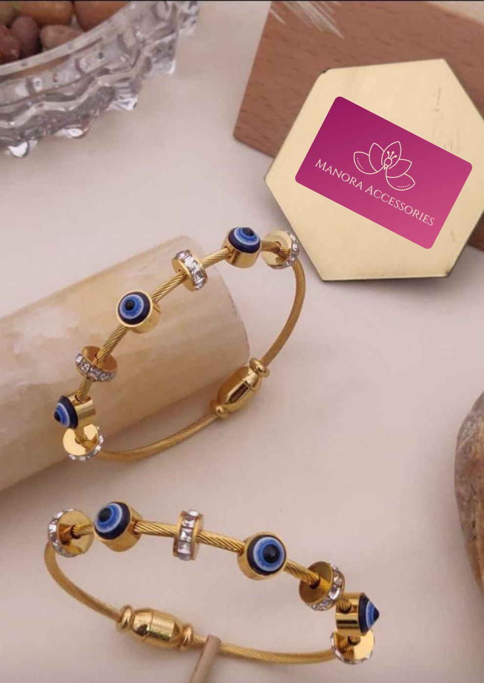 Evil Eye Bracelet Adjustable