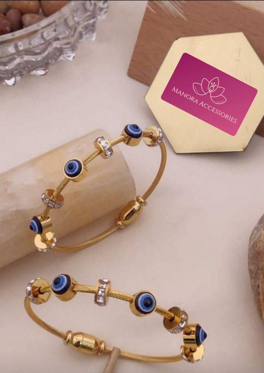 Evil Eye Bracelet Adjustable