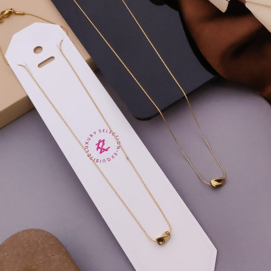 Teardrop Gold Necklace