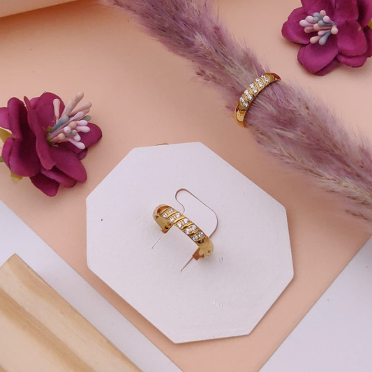 Golden Radiance Band Ring