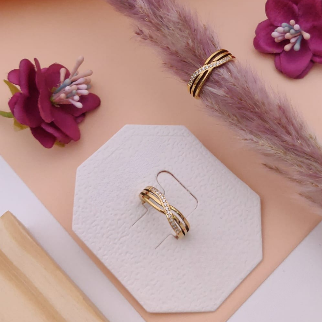 Infinity Twist Band Ring