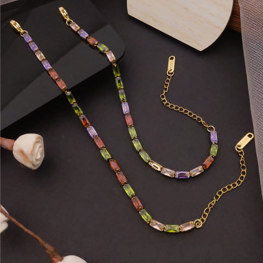 Multicolored Gemstone Bracelet