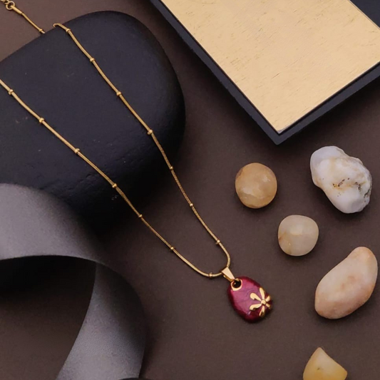 Floral Pendant Necklace