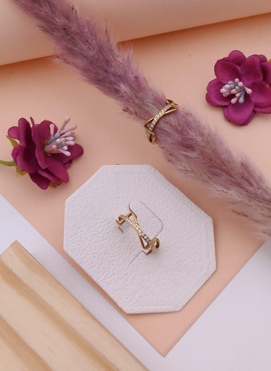 Infinity Twist Band Ring
